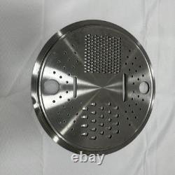 Cocotte en fonte ICookT 6 pièces 8 quarts, casserole, passoire, râpe, couvercle en dôme