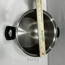 Cocotte en fonte ICookT 6 pièces 8 quarts, casserole, passoire, râpe, couvercle en dôme