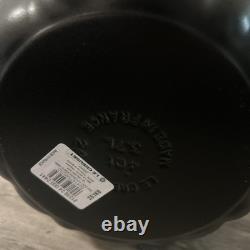 Cocotte en fonte Le Creuset Signature Citrouille 4 QT Noir Mat