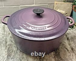 Cocotte en fonte Le Creuset vintage n°28 7,25 qt violet ombré France L35 À LIRE