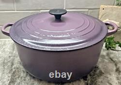 Cocotte en fonte Le Creuset vintage n°28 7,25 qt violet ombré France L35 À LIRE
