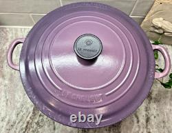 Cocotte en fonte Le Creuset vintage n°28 7,25 qt violet ombré France L35 À LIRE