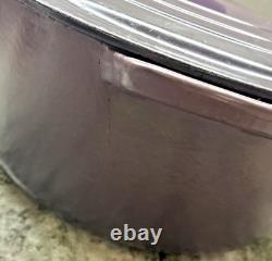 Cocotte en fonte Le Creuset vintage n°28 7,25 qt violet ombré France L35 À LIRE