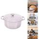 Cocotte En Fonte Nuwave 6qt Avec Couvercle, &eacute;mail 7 Couches Haute R&eacute;sistance, Cocotte 6qt Robuste