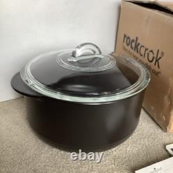 Cocotte en fonte Rockcrok 8 qt de Pampered Chef avec couvercle en verre 3152