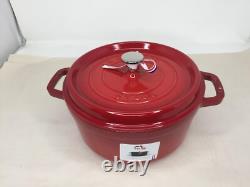 Cocotte en fonte STAUB de 4 qt ronde, cerise