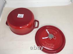 Cocotte en fonte STAUB de 4 qt ronde, cerise