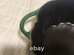 Cocotte en fonte Staub 3,5 qt, Citrouille, avec bouton en acier inoxydable, Basilic