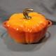 Cocotte En Fonte Staub 5,5 Qt Édition Limitée Rare Orange Citrouille