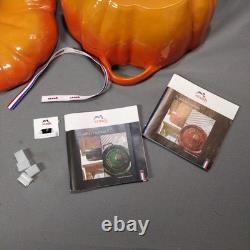 Cocotte en fonte Staub 5,5 qt Édition limitée rare Orange Citrouille
