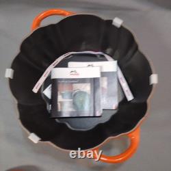 Cocotte en fonte Staub 5,5 qt Édition limitée rare Orange Citrouille