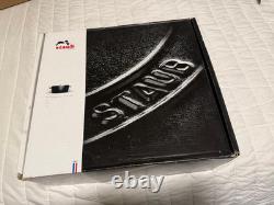 Cocotte en fonte Staub 6 qt, ronde, grise