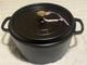 Cocotte En Fonte Staub 7 Qt, Ronde, Noire Mate