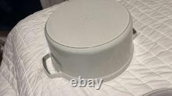 Cocotte en fonte Staub 7 qt, ronde, truffe blanche