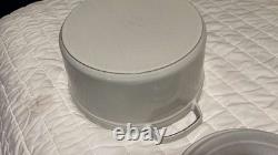 Cocotte en fonte Staub 7 qt, ronde, truffe blanche