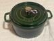 Cocotte En Fonte Staub De 4 Qt, Ronde, Basilic