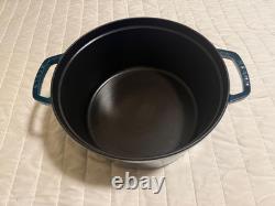 Cocotte en fonte Staub de 7 qt, ronde, La Mer