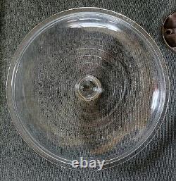 Cocotte en fonte ancienne vintage Griswold n°8 avec couvercle en verre C8 fabriquée aux États-Unis