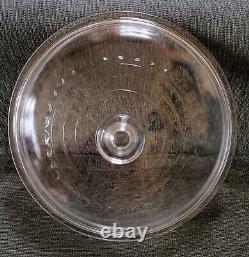 Cocotte en fonte ancienne vintage Griswold n°8 avec couvercle en verre C8 fabriquée aux États-Unis