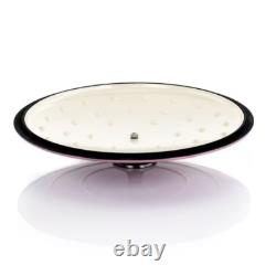 Cocotte en fonte émaillée 7Qt Artisan, rose pâle avec couvercle, durable et élégante