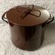 Cocotte En Fonte &eacute;maill&eacute;e Dansk Ihq Designs France Avec Couvercle Marron, 8 Qt