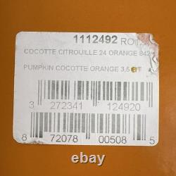 Cocotte en fonte émaillée Staub en forme de citrouille, 3,5 litres
