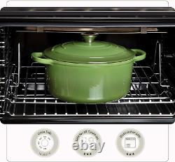 Cocotte en fonte émaillée avec couvercle Poignées surdimensionnées, Couvercle en dôme, Cocotte