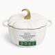 Cocotte En Fonte émaillée En Forme De Citrouille 5,5 Qt Avec Couvercle
