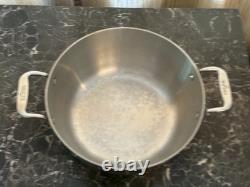 Cocotte en fonte en acier inoxydable poli All Clad USA MetalCrafters de 5,5 Qt, couvercle en dôme