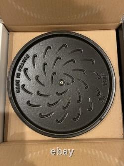 Cocotte en fonte en forme de citrouille Staub 3,75 Qt RARE