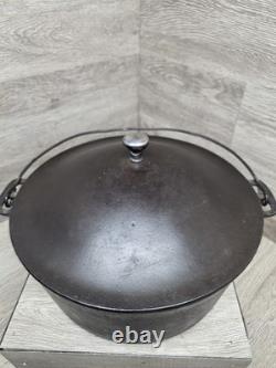 Cocotte en fonte ronde WAGNER WARE avec couvercle sifflant, n° 10, vintage