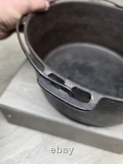 Cocotte en fonte ronde WAGNER WARE avec couvercle sifflant, n° 10, vintage