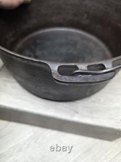 Cocotte en fonte ronde WAGNER WARE avec couvercle sifflant, n° 10, vintage
