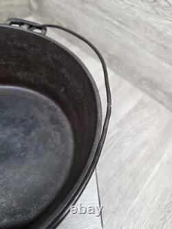 Cocotte en fonte ronde WAGNER WARE avec couvercle sifflant, n° 10, vintage