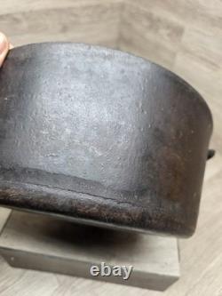 Cocotte en fonte ronde WAGNER WARE avec couvercle sifflant, n° 10, vintage