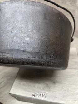 Cocotte en fonte ronde WAGNER WARE avec couvercle sifflant, n° 10, vintage