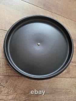 Cocotte en fonte vintage Richard Nissen M4313 avec couvercle en teck Danemark