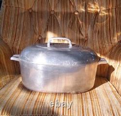 Cocotte hollandaise Vintage Wagner Ware Sidney O Magnalite 8QT 4265 avec couvercle