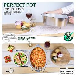 Cocotte ovale en aluminium coulé de qualité MAGNAWARE - Ustensiles de cuisine cajuns légers