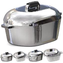 Cocotte ovale en aluminium coulé de qualité MAGNAWARE - Ustensiles de cuisine cajuns légers