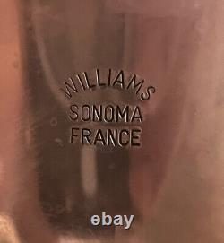 Cocotte ovale en cuivre Williams Sonoma avec couvercle fabriquée en France