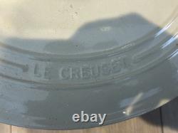 Cocotte ovale en fonte Le Creuset 31 avec couvercle Meringue 6-3/4 Qt