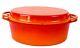 Cocotte Ovale En Fonte Le Creuset Vintage 28 Avec Couvercle Et Grille Soleil 4-1/2 Qt