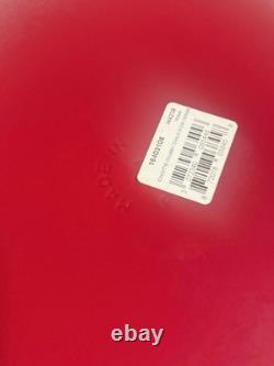 Cocotte ovale large en fonte Staub 6,25 qt, rouge cerise