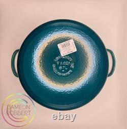 Cocotte ronde Le Creuset Signature n° 28 – 7,25 qt – Bleu Riviera – NEUVE