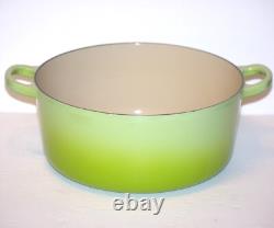 Cocotte ronde Le Creuset verte kiwi 26, 5 1/2 qt