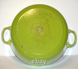 Cocotte ronde Le Creuset verte kiwi 26, 5 1/2 qt