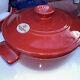 Cocotte Ronde En Fonte Emile Henry Flame 4,2 Litres Bourgogne BoÎte Ouverte