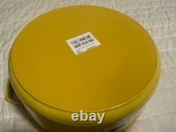 Cocotte ronde en fonte Staub 5,5 qt, Citron