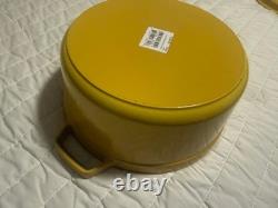 Cocotte ronde en fonte Staub 5,5 qt, Citron